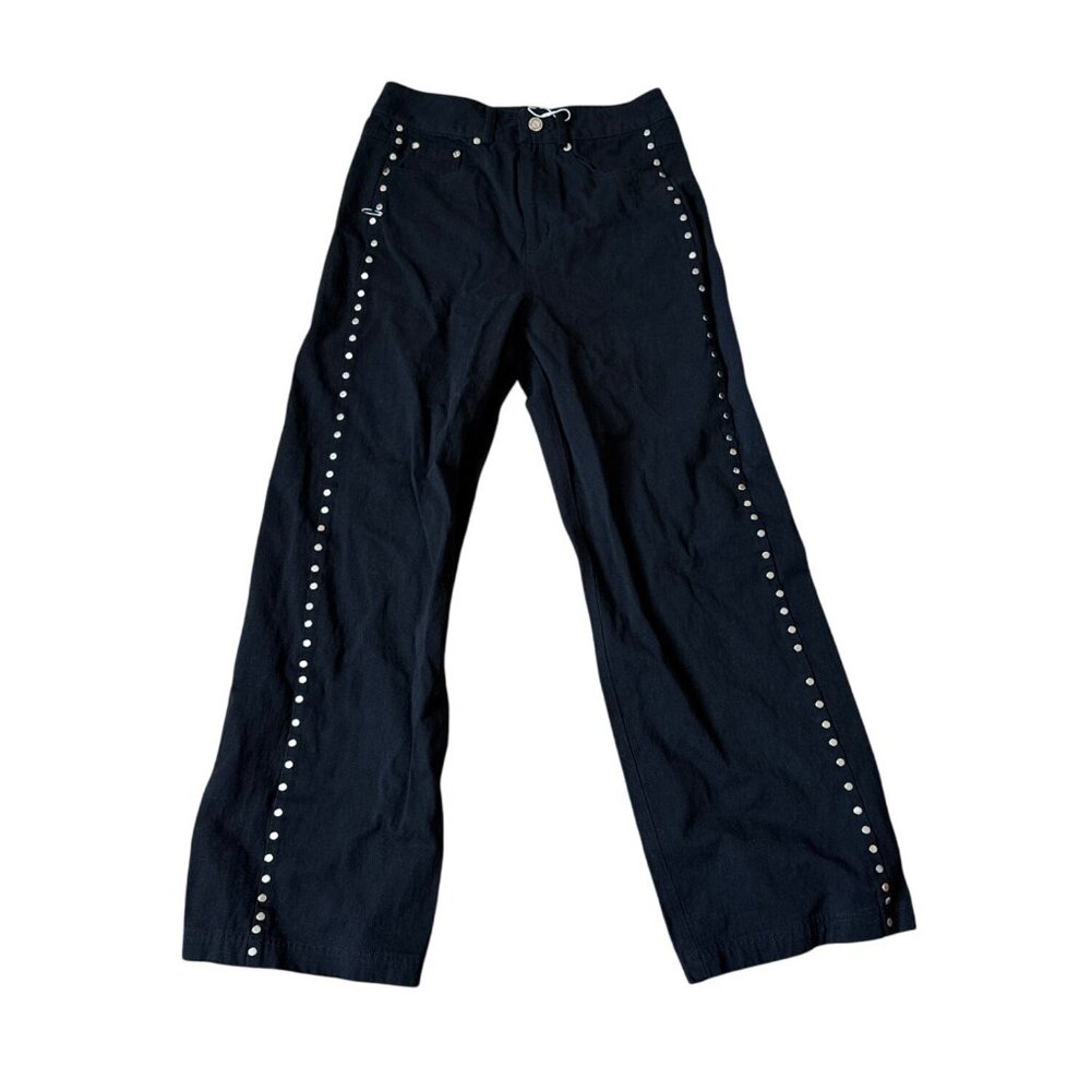 Tearz Women's High Rise Black Size 28 Pants Grunge Punk Emo Rock *No‎ Size Tag*